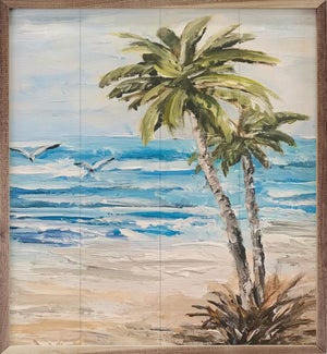 Beach Palms II By Annette Beraud Battaglia